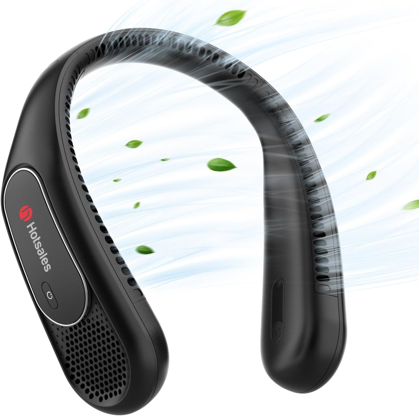 Neck Fan, Hands Free Bladeless Neck Fans Portable Rechargeable, 6000 Mah Battery Operated Wearable Personal Fan, Cooling Neck Fan, 3 Speeds, USB Fan Gifts for Men, Women, Travel, Outdoor