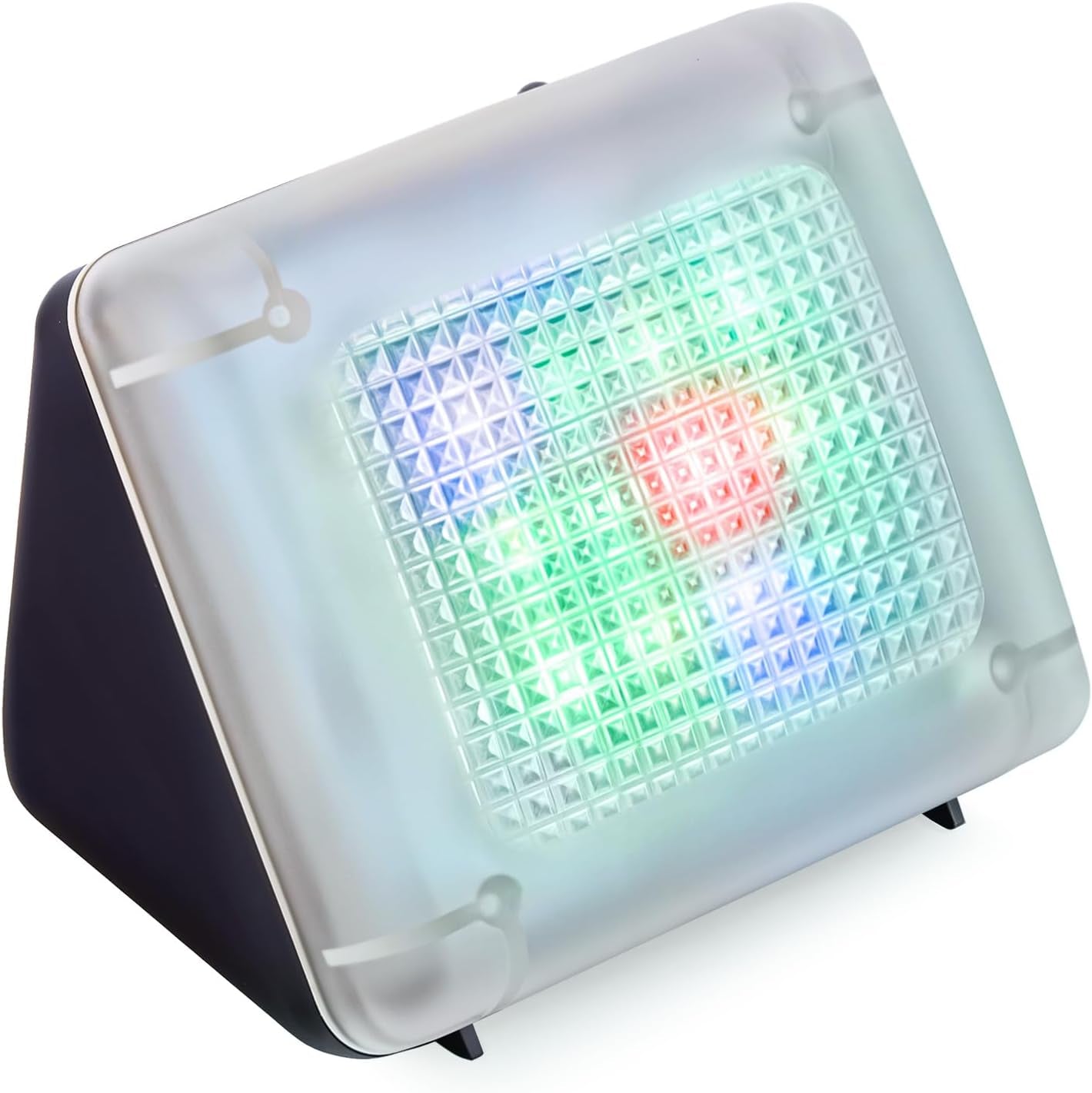 FTV-10 Charcoal Design Burglar Deterrent – Simulated TV Light with Frosted Lens – Energy-Efficient LED Dummy Home Security Technology – Prime Quality House & Valuables Protection Equipment
