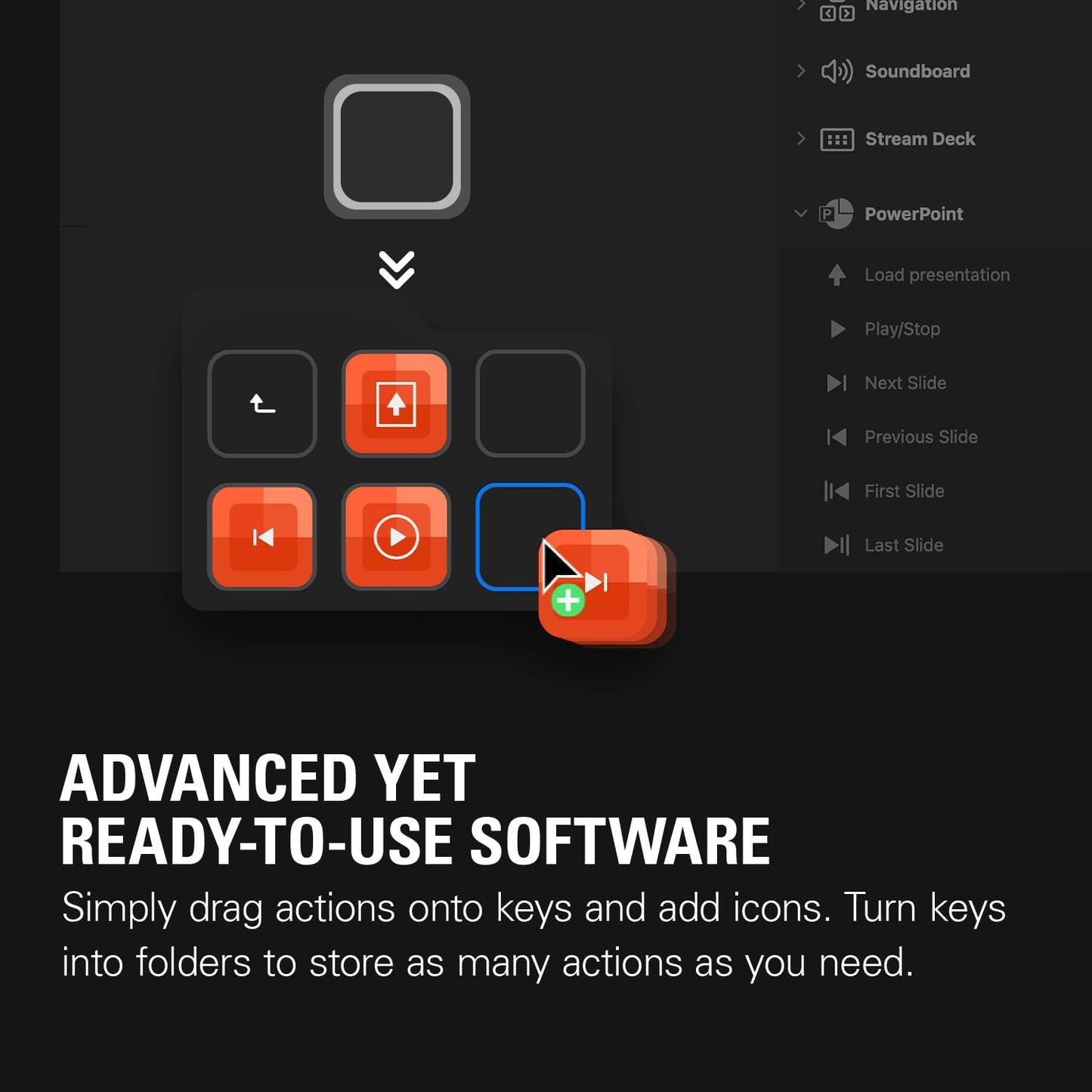 Stream Deck Mini – Control Zoom, Teams, Powerpoint, MS Office and More, Boost Productivity with Seamless Integration for Daily Apps, Set up Shortcuts Easily, Compatible with Mac and PC