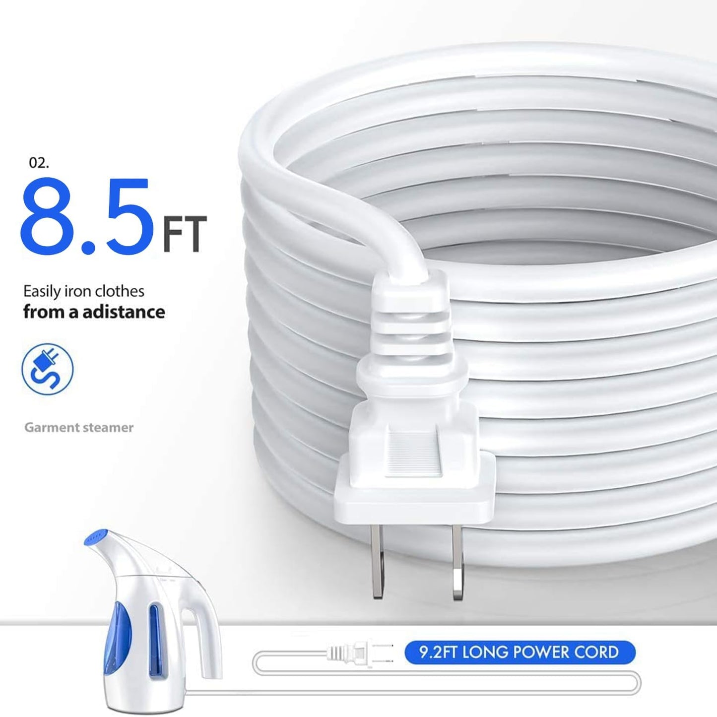 Steamer for Clothes, Portable Handheld Design, 240Ml Big Capacity, 700W, Strong Penetrating Steam, Removes Wrinkle, for Home, Office(Only for 120V)