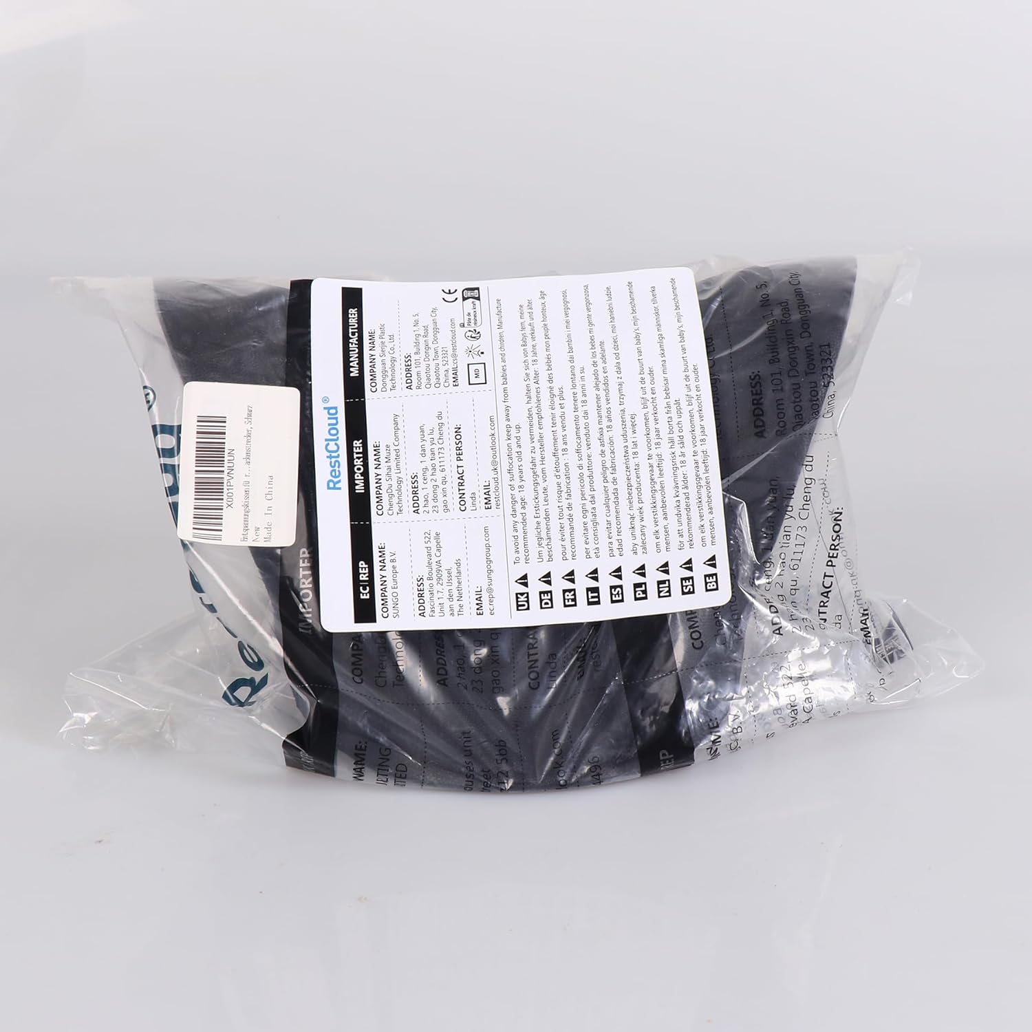 Neck and Shoulder Relaxer, Cervical Traction Device for TMJ Pain Relief and Cervical Spine Alignment, Chiropractic Pillow, Neck Stretcher (Black)