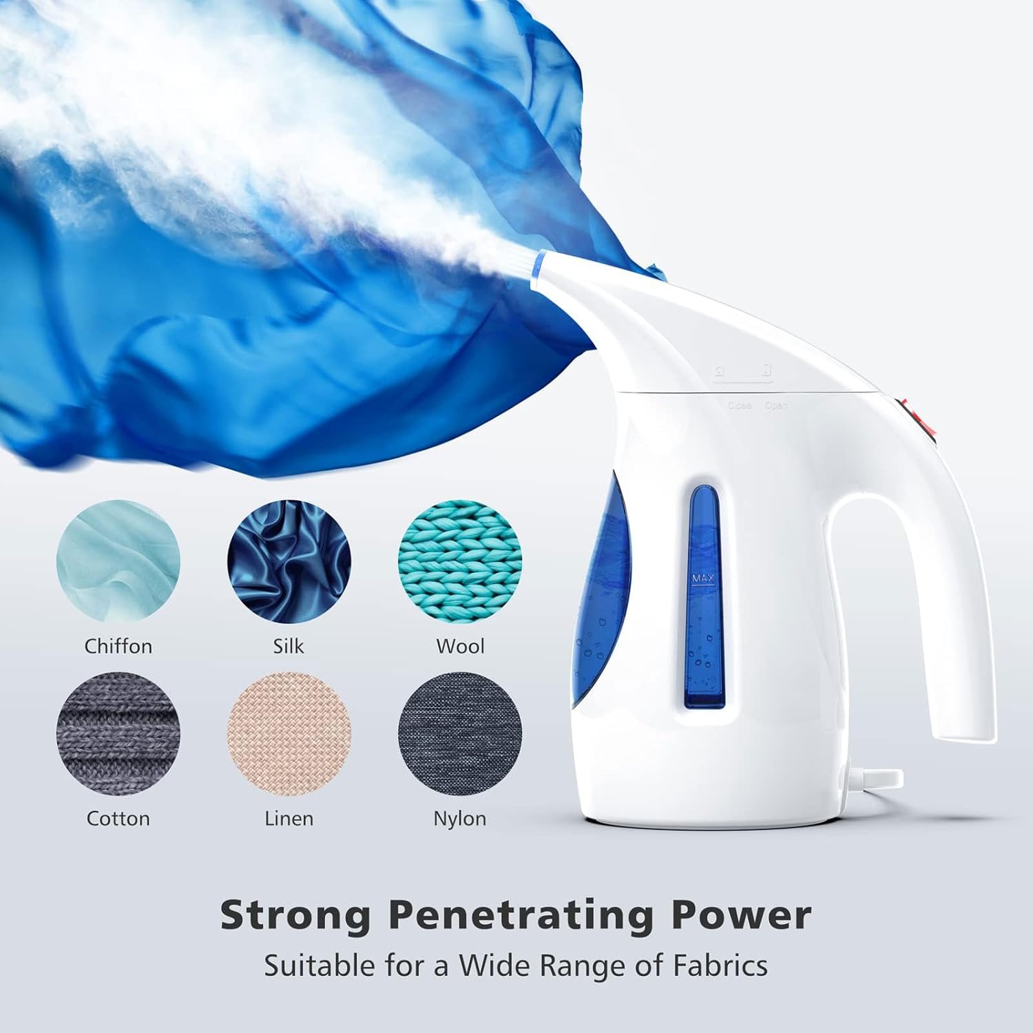 Steamer for Clothes, Portable Handheld Design, 240Ml Big Capacity, 700W, Strong Penetrating Steam, Removes Wrinkle, for Home, Office(Only for 120V)