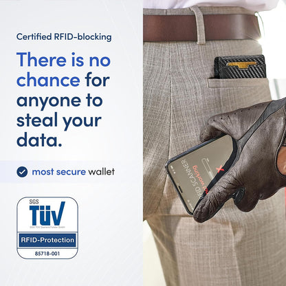 Airtag* Wallet Mens Wallet with Money Clip Air Tag Wallet Card Holder RFID Blocking Bifold Gifts for Men