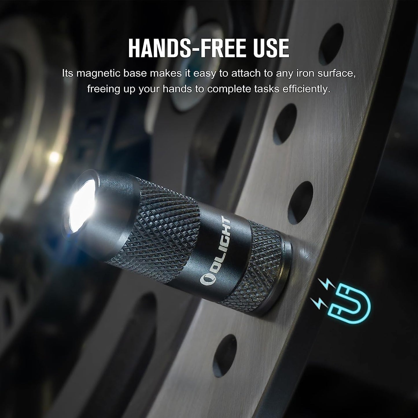 IMINI 2 EDC Rechargeable Keychain Flashlight, 50 Lumens Compact and Portable Mini LED Keyring Lights with Built-In Battery Ideal for Everyday Carry and Emergencies (Black)